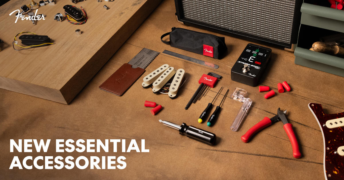 New essential accessories. These new arrivals were designed to take your tone and style to the next level.